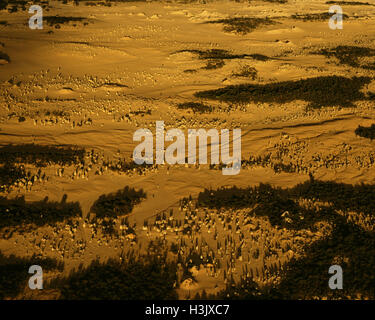 Il Deserto Pinnacles dall'aria. Foto Stock