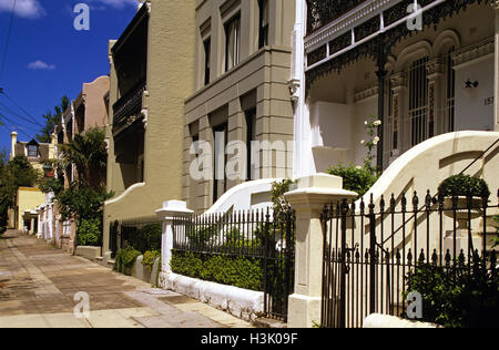 Una strada in Paddington, Foto Stock