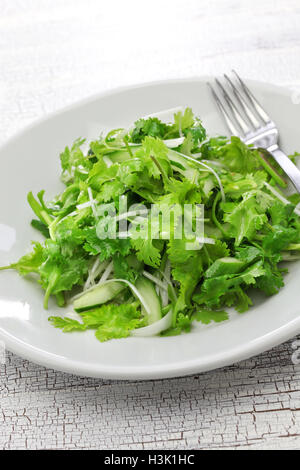 insalata di coriandolo Foto Stock