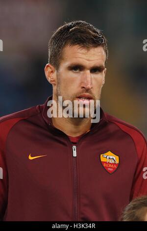 Roma, Italia. 29Sep, 2016. Kevin Strootman (Roma) Calcio/Calcetto : UEFA Europa League Giornata 2 Gruppo E CORRISPONDENZA TRA AS Roma 4-0 FC Astra Giurgiu allo Stadio Olimpico di Roma, Italia . © Mutsu Kawamori/AFLO/Alamy Live News Foto Stock