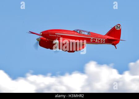 DH88 Comet Grosvenor House battenti a Shuttleworth Foto Stock