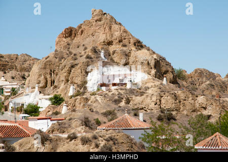 Casa grotta - Guadix - Spagna Foto Stock