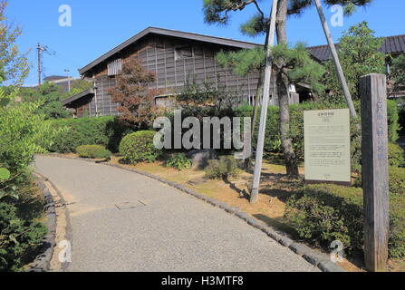 Ashigaru Siryo museum a Kanazawa in Giappone. Ashigary Siryo museum visualizza lo stile di vita di Ashigaru, il rango più basso dei samurai Foto Stock