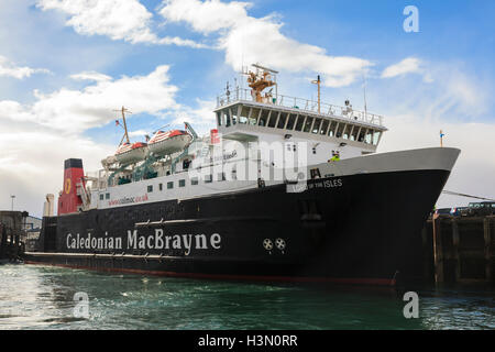 Traghetto CalMac, signore delle isole a Mallaig Foto Stock