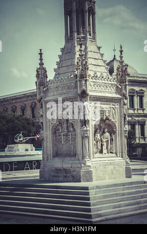 Cristobal Colon, immagine della città di Madrid, la sua caratteristica Foto Stock