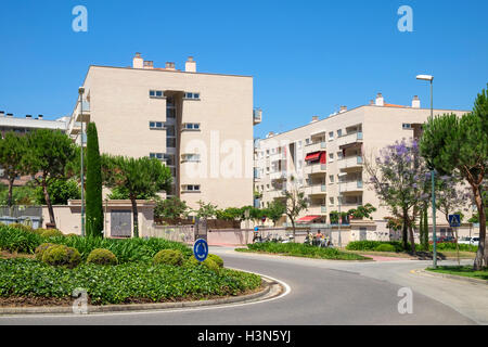 Nuovo alloggiamento locale progetto in Lloret De Mar , Spagna Foto Stock