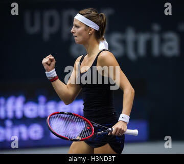 Linz, Austria. 10 ottobre, 2016. Mandy Minella al 2016 Generali Ladies Linz WTA torneo internazionale di tennis Credito: Jimmie48 Fotografia/Alamy Live News Foto Stock