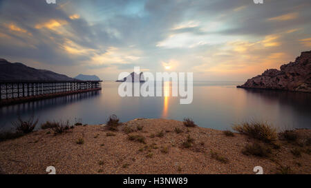 Baia di Hornillo a Aguilas, Murcia sulla Costa Calida Foto Stock