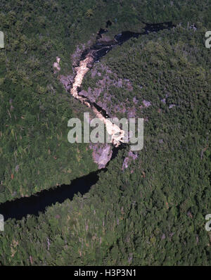 Il fiume Gordon dall'aria, Foto Stock