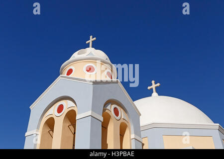 Chiesa moderna di Fira, Santorini Foto Stock