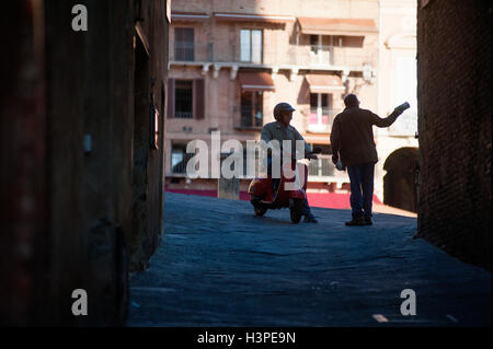 Siena, Toscana, Italia. Settembre 2016 Foto Stock