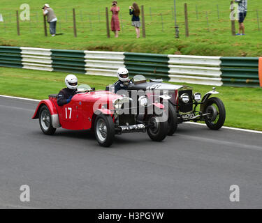 Jeremy Brewster, Frazer Nash Geoghegan speciale, pre-guerra di auto sportive, VSCC, Shuttleworth trofeo, il Nuffield trofeo, Cadwell Park 24 Foto Stock