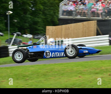 Ian Jeary, Elden Mk8, classica Formula Ford 1600, VSCC, Shuttleworth trofeo, il Nuffield trofeo, Cadwell Park il 24 luglio 2016. 2016, Foto Stock