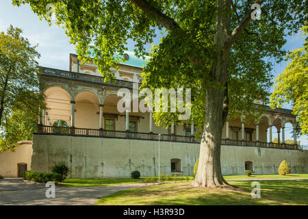 Queen Anne's Summer Palace in Royal Garden (Kralovska Zahrada), Praga, Repubblica Ceca. Foto Stock