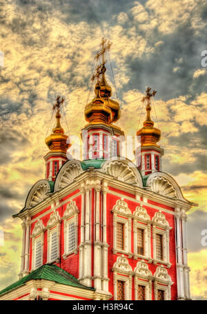 Gateway Chiesa della Trasfigurazione in il Convento Novodevichy - Mosca Foto Stock