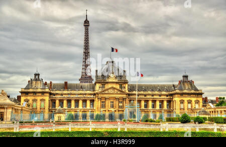 L Ecole Militaire (Scuola militare) a Parigi - Francia Foto Stock