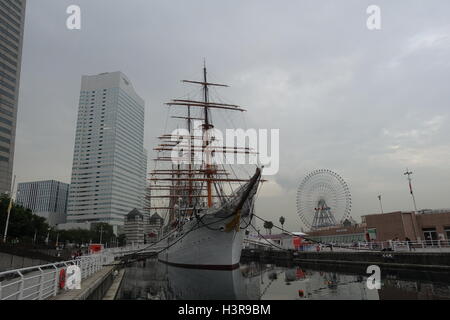 La mozzafiato " Nippon maru " a Yokohama Giappone Foto Stock