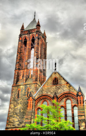 La Mezzaluna Chiesa a Belfast, Irlanda del Nord Foto Stock