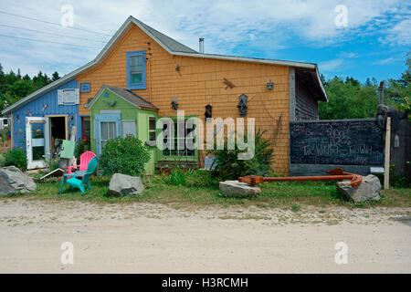 Negozio di artigianato presso la grande isola di Tancook, Nova Scotia, Canada Foto Stock