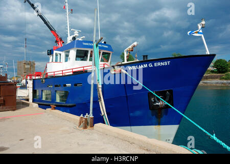 Traghetto per la grande isola di Tancook, Nova Scotia, Canada Foto Stock