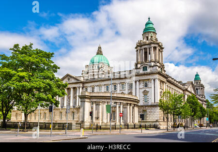 Belfast City Hall - Irlanda del Nord, Regno Unito Foto Stock