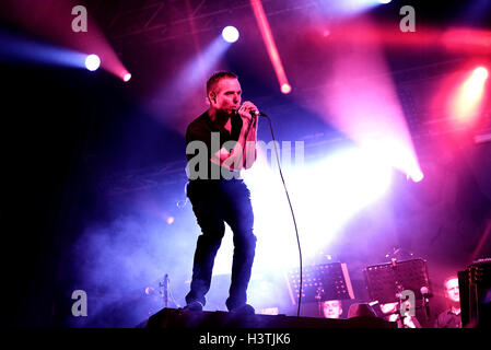 Barcellona - 29 Maggio: Belle e Sebastian (BAND) esegue in Primavera Sound Festival 2015, stadio di ATP. Foto Stock