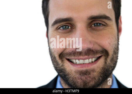 Ritratto di imprenditore sorridente Foto Stock