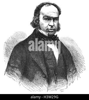 Isambard Kingdom Brunel (1806 - 1859), era un inglese un meccanico e un ingegnere civile che è considerato uno dei più geniali e prolifico figure nella storia della progettazione " e " una delle più grandi figure della rivoluzione industriale, che hanno cambiato il volto del paesaggio inglese con il suo design innovativo e geniale di costruzioni. Egli costruì darsene, il Great Western Railway, una serie di piroscafi includente la prima elica piroscafo transatlantico e di numerose e importanti ponti e gallerie Foto Stock