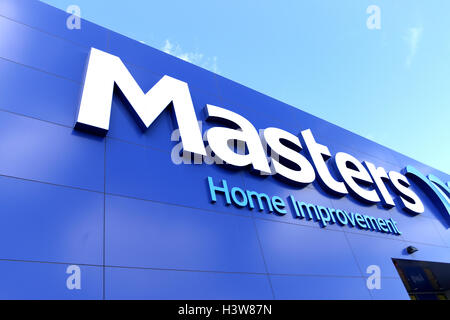 Masters - Australian negozio di ferramenta di andare fuori del business Foto Stock