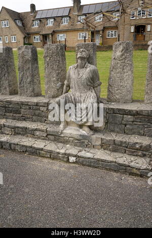 Esterno del martire Tolpuddle museo e memoriale, con mostre sui martiri e il loro impatto sul commercio sindacalismo. Recante la data del XXI secolo Foto Stock