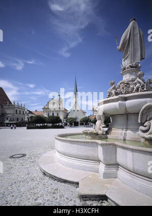 In Germania, in Baviera, Altötting, Marien ben, Baviera, spazio Kapell, banda di pellegrinaggio, banda di grazia, chiesa, luogo di pellegrinaggio pellegrinaggio,, spazio, Town Square, a Santa Maddalena, pozzi, nel 1637 Foto Stock