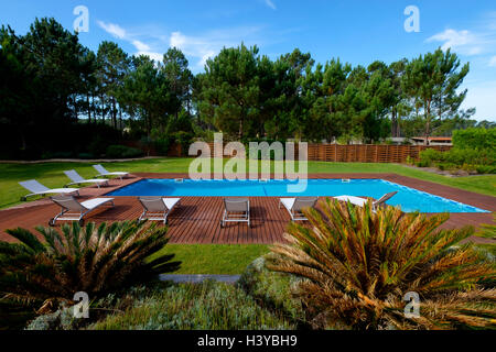 Piscina esterna Foto Stock