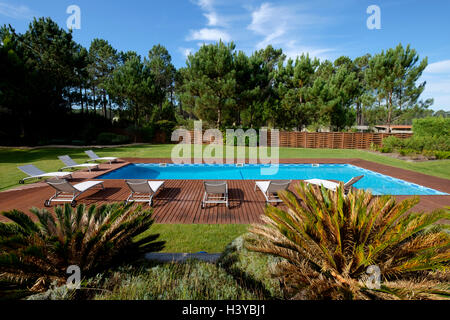 Piscina esterna Foto Stock