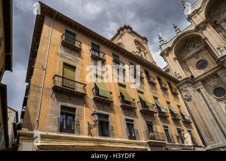 Plaza de las Pasiegas a Granada, Spagna Foto Stock