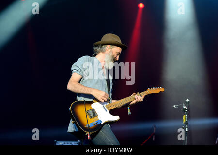 BENICASSIM, Spagna - 20 Luglio: Travis (British post-Britpop band alternative rock) in concerto a FIB Festival il 20 luglio 2014 a Benicassim, Spagna. Foto Stock