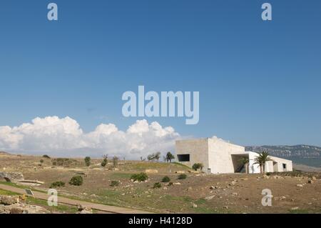 Museo al rovine Romane di Baelo Claudia, Bolonia, Spagna meridionale Foto Stock