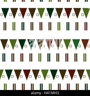 Vector seamless pattern in moderno stile scandinavo. sfondo geometria Illustrazione Vettoriale