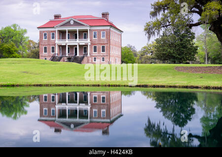 Era Coloniale Drayton Hall, Charleston, Carolina del Sud Foto Stock