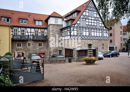 Spazio Luther, Creutznacher house, Eisenach, Turingia, Germania, Foto Stock