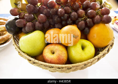 Cesto di frutta, dettaglio Foto Stock