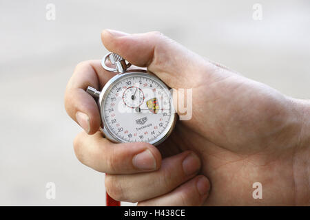 L'uomo, dettaglio, mano, cronometro Foto Stock