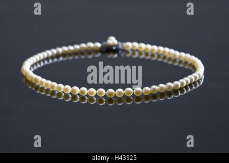 collana di perle, Foto Stock