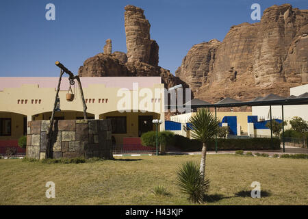 Arabia Saudita, provincia Tabuk, Al Ula, hotel, Foto Stock