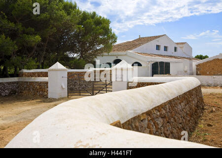 In Spagna, le isole Baleari, isola di Minorca, Finca, Foto Stock