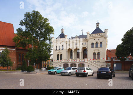 Germania, Meclemburgo-Pomerania occidentale, castello di Witten, municipio Foto Stock