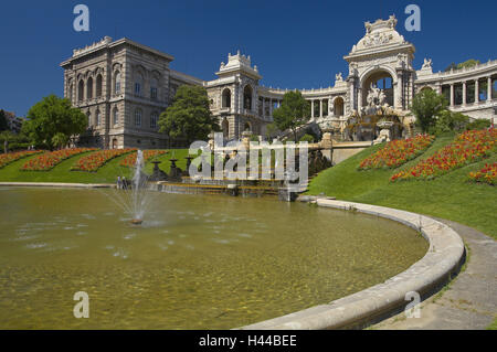 Francia, Provence, Marsiglia, Palazzo Longchamp, Foto Stock