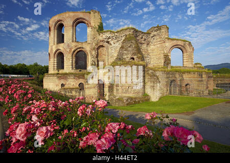 In Germania, la Mosella, Trier, Bagni Imperiali, Foto Stock