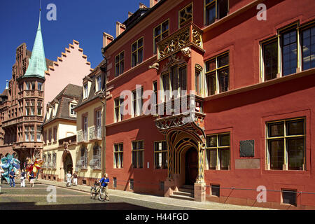 Germania, Breisgau, Friburgo, città vecchia, Erasmus house, Foto Stock