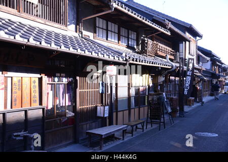 Spot Inuyama Castello Passeggiata Cittadina Giappone Foto Stock