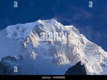 L'Italia, Montblanc di Courmayeur, summit, neve Foto Stock